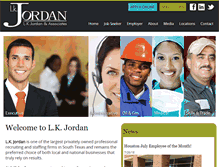 Tablet Screenshot of lkjordan.com